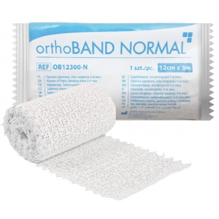 OrthoBAND NORMAL Nadelstreifen-Stirnband 12 cm x 3 m - 5-6 min - 1 Stück