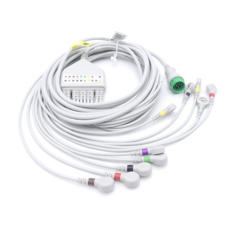 10-aflednings ekg-kabel til k12-skærm - erstatning for 35308, 35332
