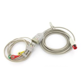 Cable de ECG de 3 derivaciones (cable + conexión 33748)