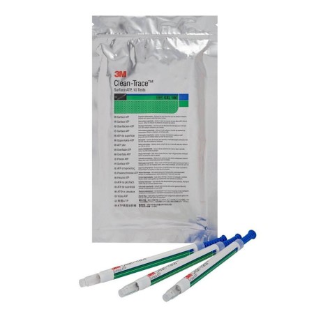 Teste de superfície clean - trace atp, 100 unidades de swabs para controle de superfícies.