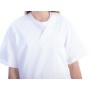 Túnica - algodón/poliéster - unisex - talla s blanca