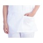 Túnica - algodón/poliéster - unisex - talla s blanca