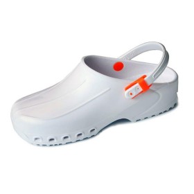 ULTRALIGHT CLOGS with strap - 37 - white