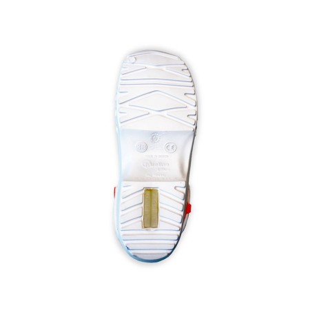 Chodaki ultralight z paskiem - 39 - białe