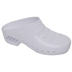 WHITE CLOGS - with holes - 34