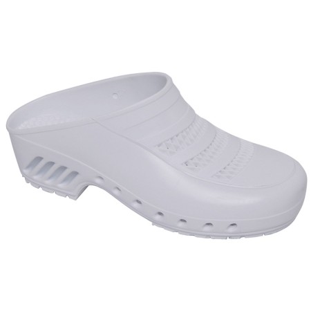 WHITE CLOGS - with holes - 36