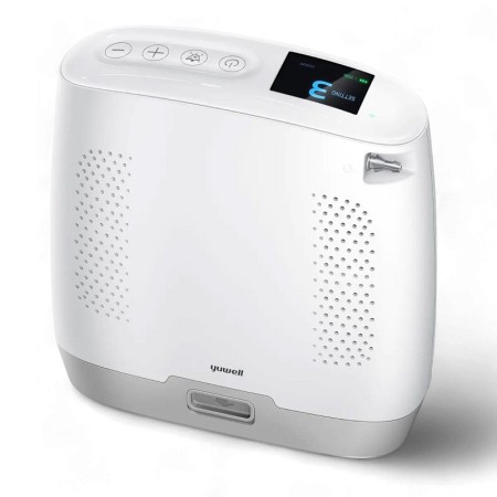 Ademtherapie zuurstofconcentrator - draagbaar met batterijvoeding