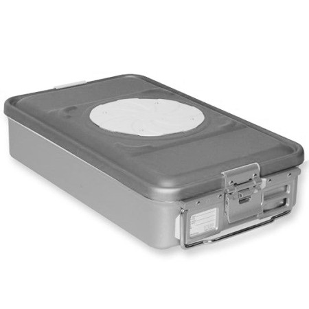 Medium valve container h 200 mm - grey