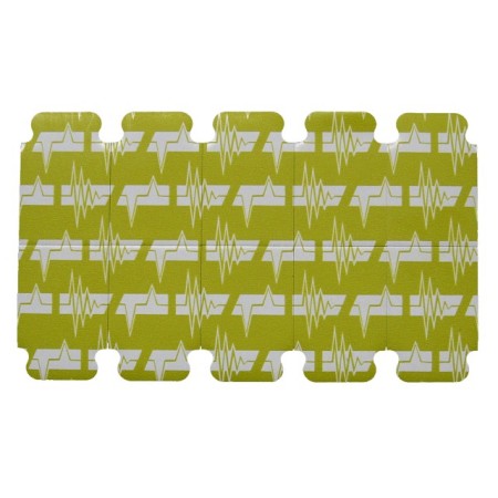 Elettrodi tipo francobollo per ecg fiab 23x34 mm per cavetti a coccodrillo f3001ecg radiotrasparenti - conf. 100 pz.