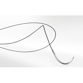 Dafilon suture non assorbibili in nylon, ago doppio 1/2 lanceolato 6mm, USP 8/0 - filo nero 30 cm - 12 pz.