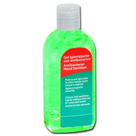 Gel antibacterial - tubo de 100 ml - verde - manzana - pack 30 uds.