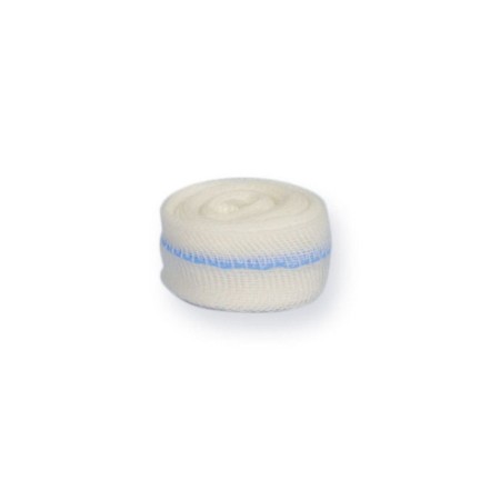 Katoenen gaas 5 m x 2,5 cm - röntgen - verpakking. 12 stuks.