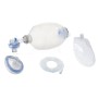 Silicone resuscitator bag kit with masks n. 5 - adults