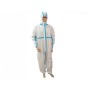 Insulated coverall with heat-sealed seams - type 4b-5b-6b - m - disposable