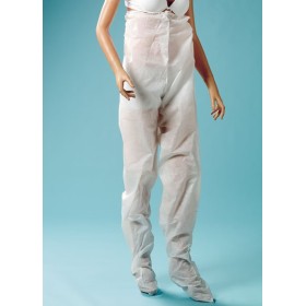 Disposable pressotherapy trousers in internal polythened non-woven fabric - 100 pcs