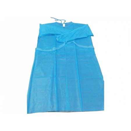 Wegwerpjas 25g/m2 120x150 cm - maat L - niet-steriel - pakket. 100 stuks.