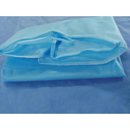 Bata desechable 25g/m2 120x150 cm - talla L - no estéril - paquete. 100 piezas.