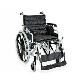 Deluxe wheelchair - aluminium