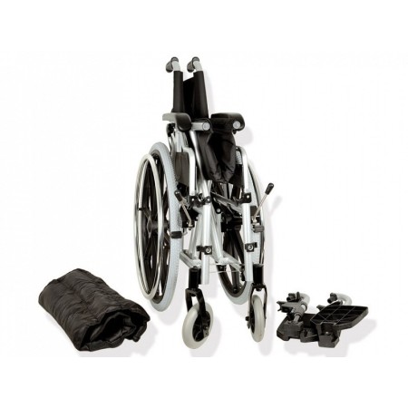 Deluxe rollstuhl - aluminium