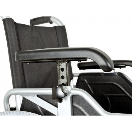 Deluxe rollstuhl - aluminium