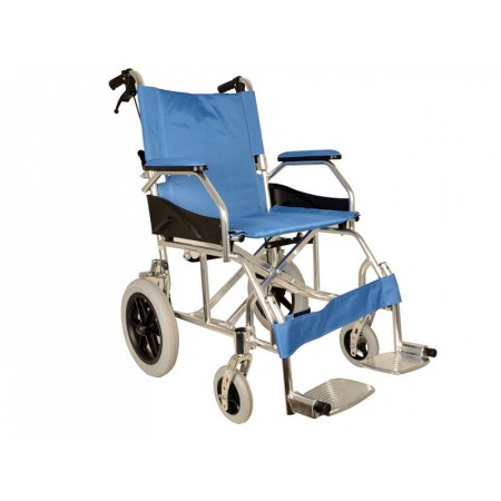 Queen aluminium pram - light blue