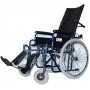 Wheelchair with metal alloy structure (chrome-molybdenum and steel) with 30° reclining backrest K125