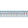 Rollstuhl mit Struktur aus Metalllegierung (Chrom-Molybdän und Stahl) mit 30° verstellbarer Rückenlehne K125