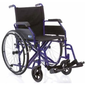 Dual folding self-propelled wheelchair - solid tires, seat of your choice