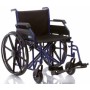 Folding self-propelled wheelchair Plus - solid tires, wide seat of your choice