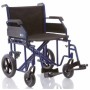 Fauteuil roulant de transport en fauteuil roulant pliant Plus Go ! - pneus pleins, siège au choix