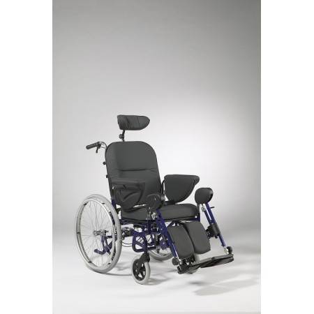 Carrozzina basculante polifunzionale vermeiren serenys ruote grandi autospinta