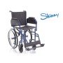 Space-saving folding wheelchair - Self-propelled Skinny