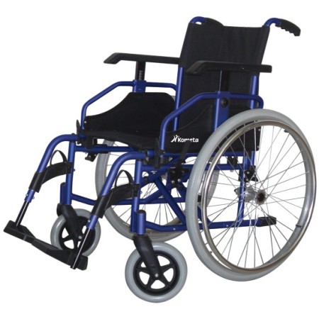 Lightweight double cross wheelchair, in aluminum alloy, mod. M502E