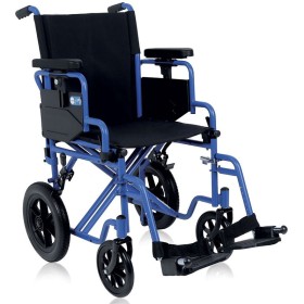 Folding transit wheelchair Next Go! - solid tires, seat of your choice