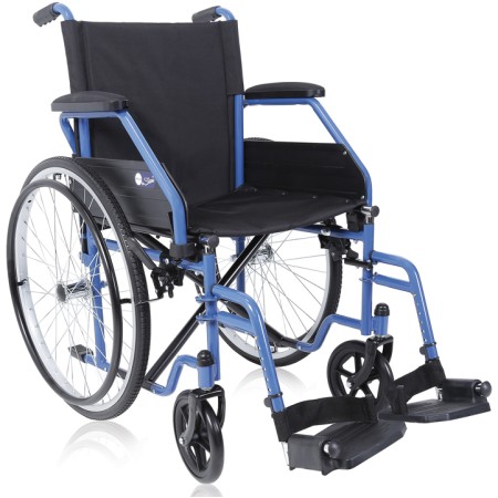 Start folding self-propelled wheelchair with solid tires