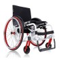 Superlight folding self-propelled wheelchair Atmos white