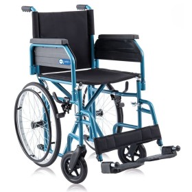 Helios skinny folding lightweight transit wheelchair