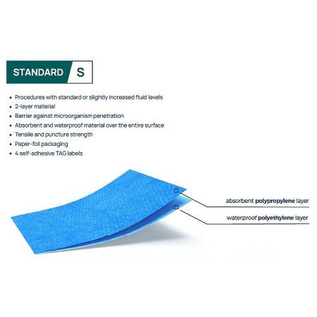 Sterile non-woven drape 90 x 150 cm