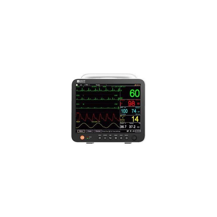 Monitor multiparametrico gima k15 touchscreen - ecg 12 derivazioni