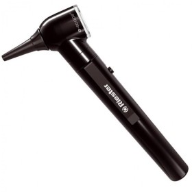 Otoscope e-scope - halogénový 2,7v - čierny v mäkkom vrecku