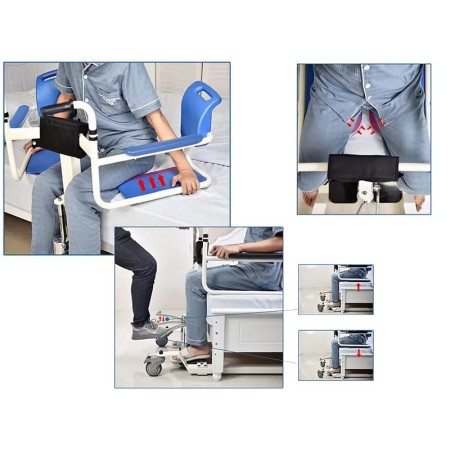 Hydraulischer patiententransportstuhl