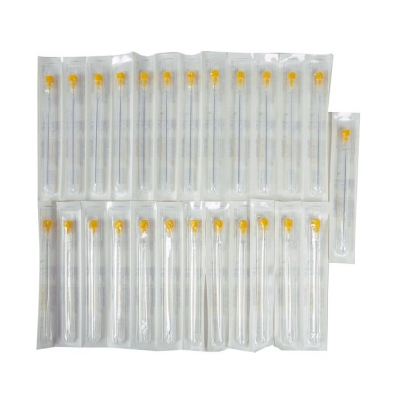 Bd quincke needles 20g - 0,9x90 mm - yellow - pack 25 pcs.