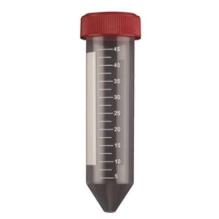 Tubo de centrífuga 50 ml - cónico - 30x115mm - estéril - paquete 500 piezas.