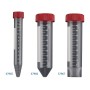 Tubo de centrífuga 50 ml - cônico - 30x115mm - estéril - embalagem 500 unidades.