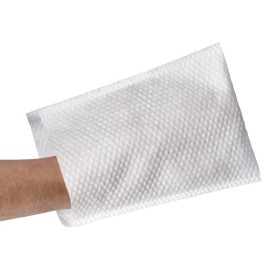 Nemýdlové rukavice spunlace na čištění pacientů - 50 ks.