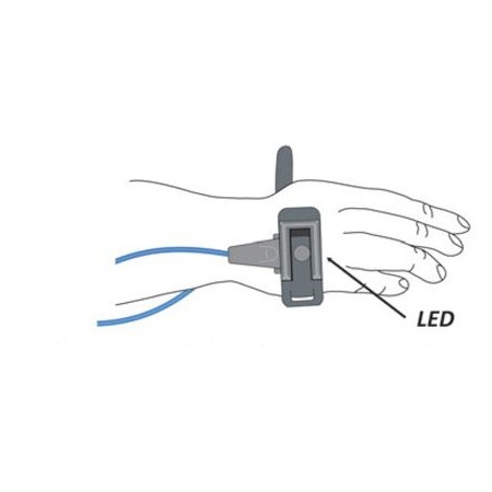 Sensor spo2 neonatal para 34341 hasta n. estándar xcu052qf005021, 34342