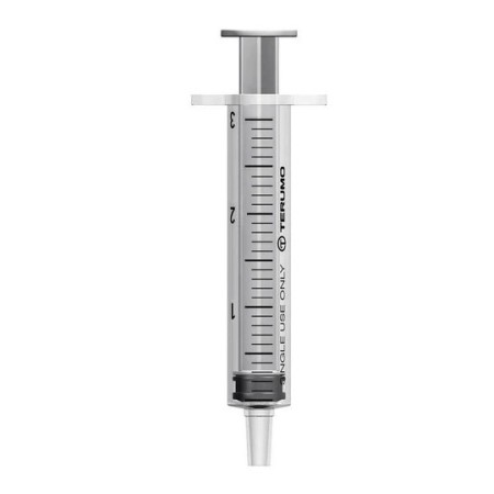 Terumo naaldloze spuiten 3 ml - concentrische luer lock - ss+03l1 - steriel - verpakking. 100 stuks