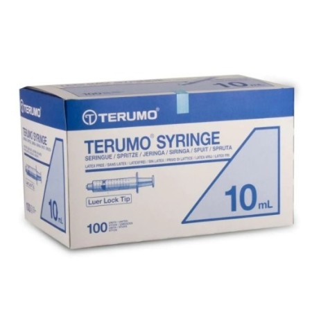 Jeringas sin aguja terumo 10 ml - luer lock concéntrico - ss*10le1 - estéril - paquete. 100 uds.