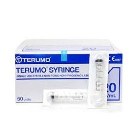 Terumo injekční stříkačky bez jehly 20 ml - koncentrický luer lock - ss+20l1 - sterilní - balení. 50 ks.