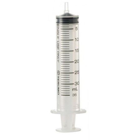 Jeringas sin aguja terumo de 30 ml - conexión luer concéntrica - ss+30l1mp - estériles - paquete de 25.
